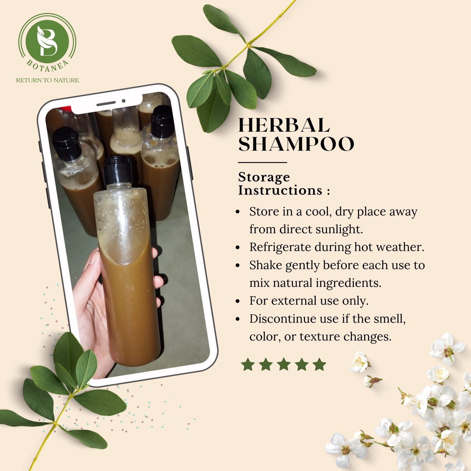 Botanea Herbal Shampoo